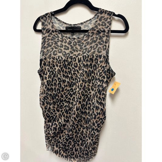 Top Sleeveless By White House Black Market In Animal Print, Size: L