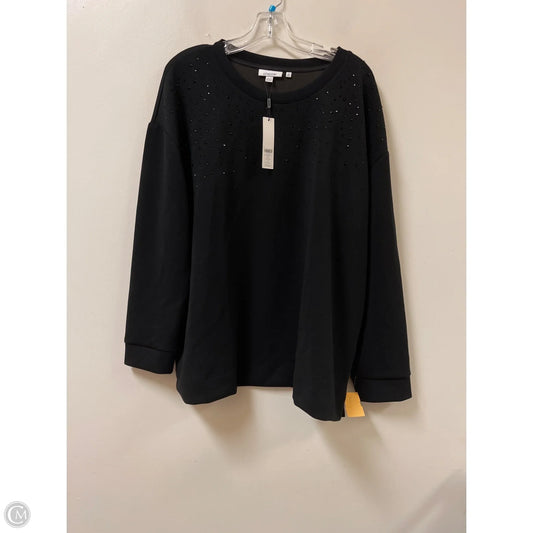 Sweater By Chicos In Black, Size: 2x