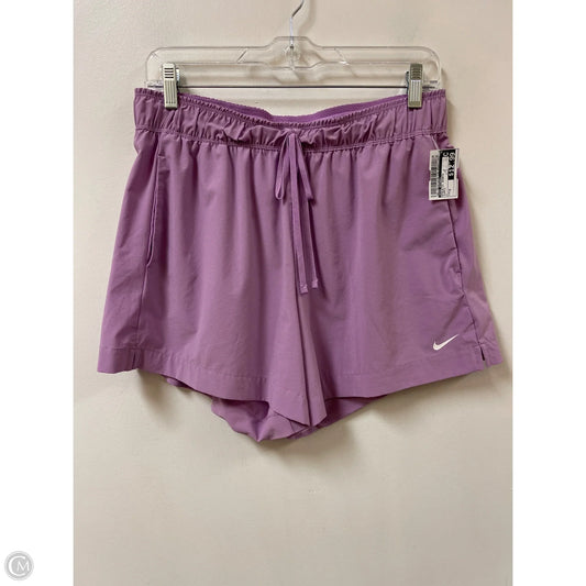Athletic Shorts By Nike Apparel In Purple, Size: M