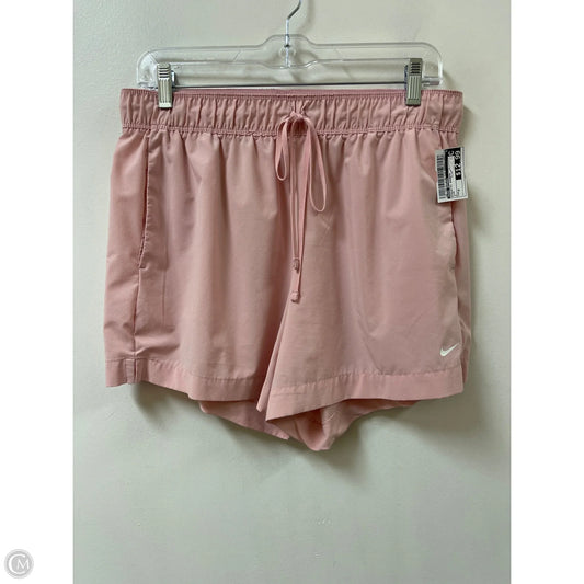 Athletic Shorts By Nike Apparel In Pink, Size: M