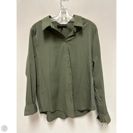 Blouse Long Sleeve By Fred David In Green, Size: Xl