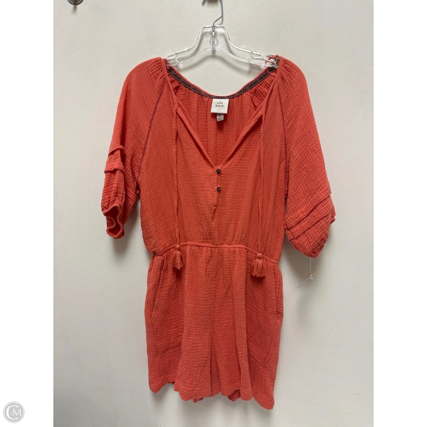 Romper By Knox Rose In Orange, Size: M