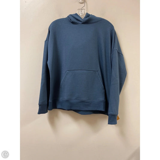 Sweatshirt Hoodie By Athletic Works In Blue, Size: L