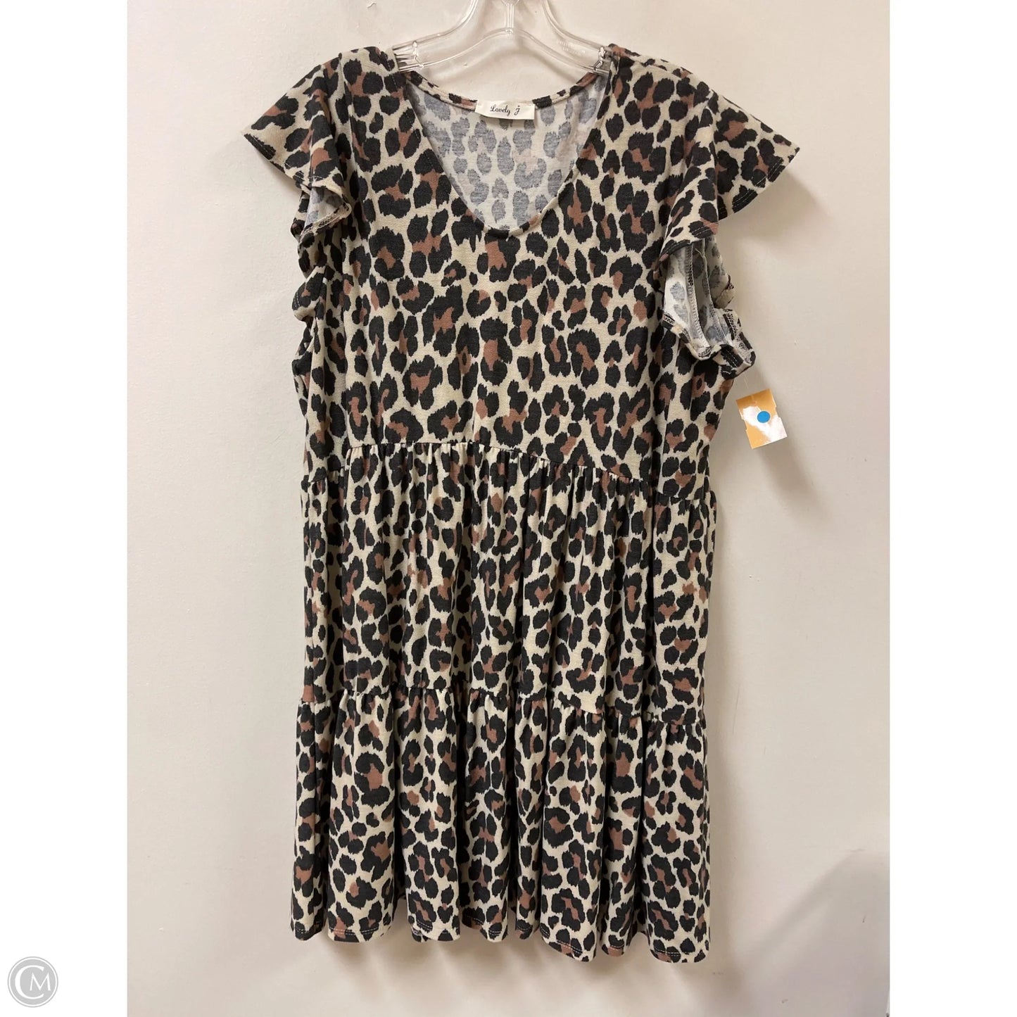 Dress Casual Midi By Clothes Mentor In Animal Print, Size: 3x