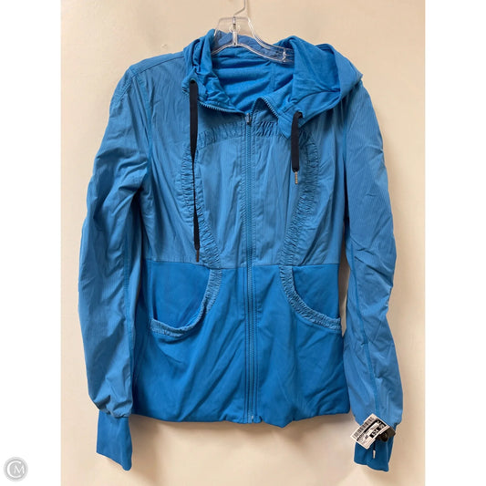 Athletic Jacket By Lululemon In Blue, Size: L