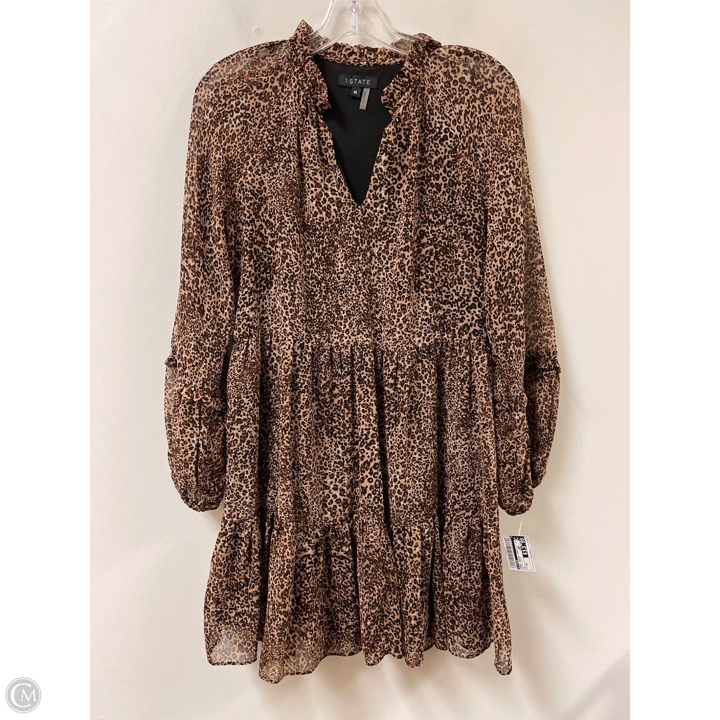 Dress Casual Short By 1.state In Animal Print, Size: Xs