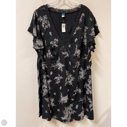 Dress Casual Short By Old Navy In Black, Size: 2x