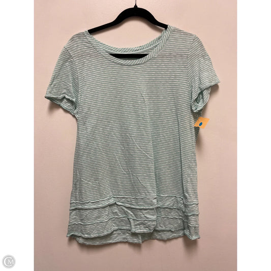 Top Short Sleeve By New Directions In Green, Size: L