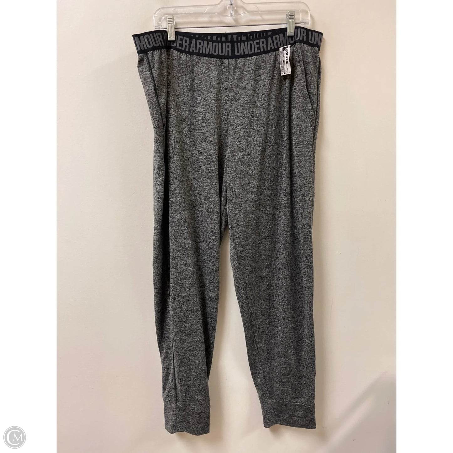 Athletic Pants By Under Armour In Grey, Size: 14