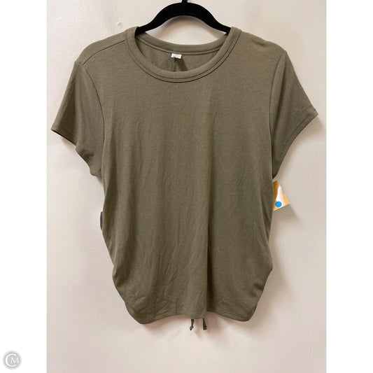 Top Short Sleeve By Old Navy In Green, Size: Xl