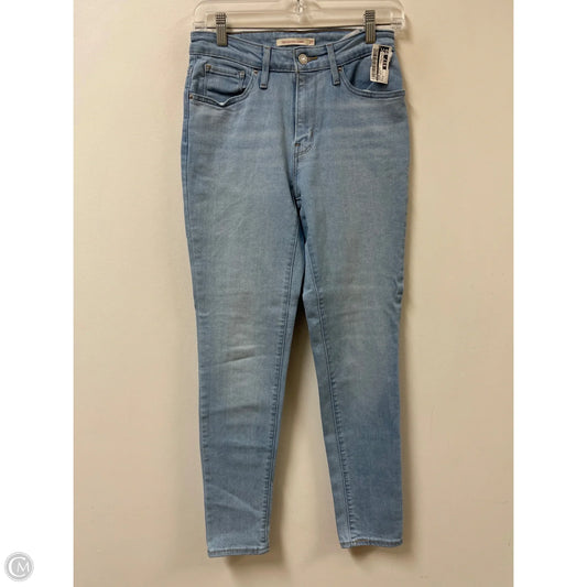 Jeans Skinny By Levis In Blue Denim, Size: 4