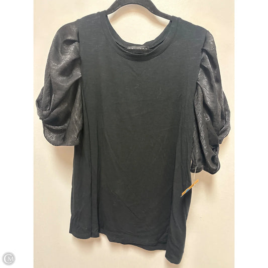 Top Short Sleeve By Laundry In Black, Size: Xl