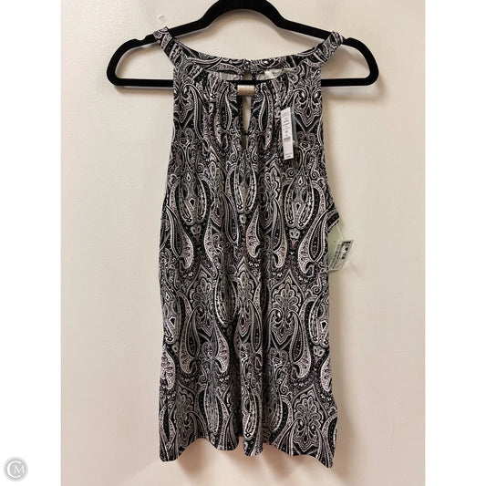 Top Sleeveless By White House Black Market In Black & White, Size: Xl