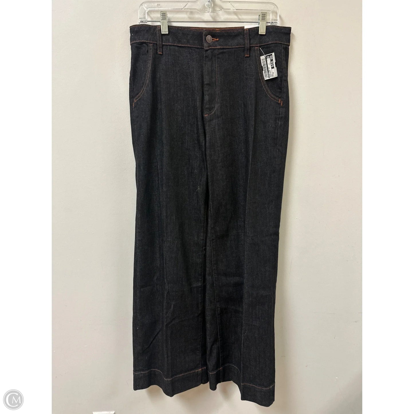 Jeans Wide Leg By Chicos In Blue Denim, Size: 10
