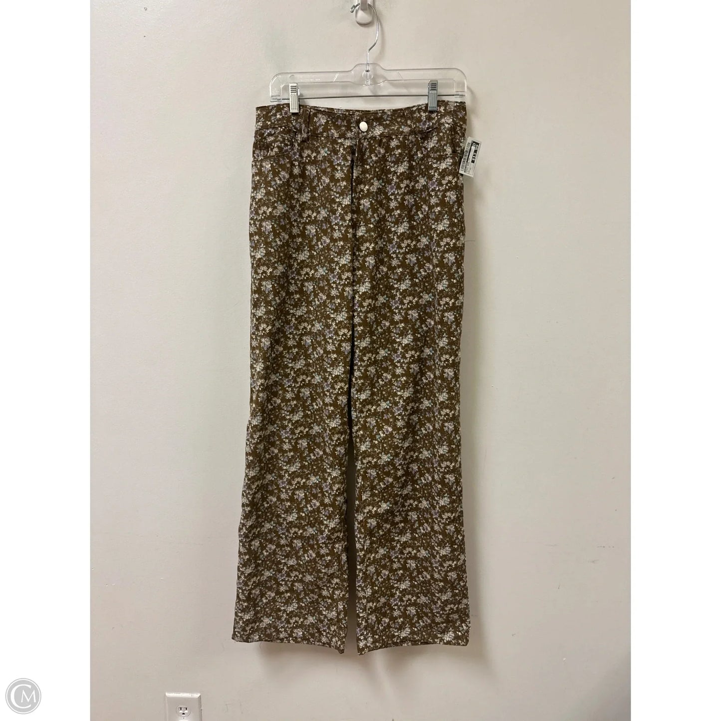 Pants Wide Leg By Polygram In Floral Print, Size: 12