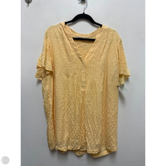 Tunic Short Sleeve By Soft Surroundings In Yellow, Size: Xl