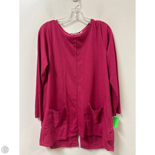 Tunic Long Sleeve By Soft Surroundings In Pink, Size: M