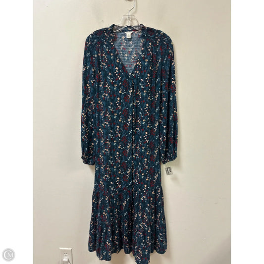 Dress Casual Maxi By Caslon In Floral Print, Size: Xs