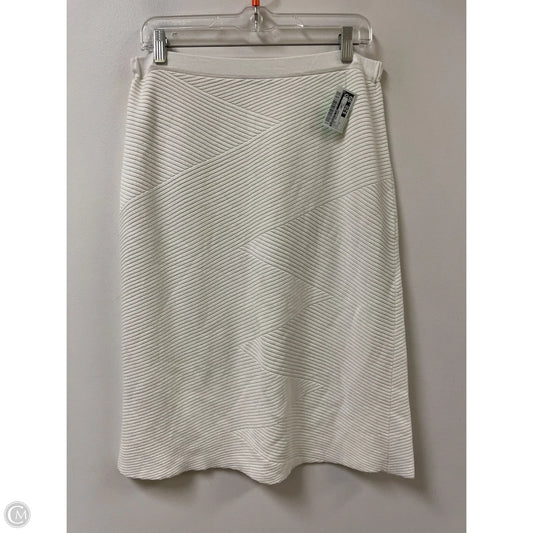 Skirt Designer By Lafayette 148 In White, Size: 12