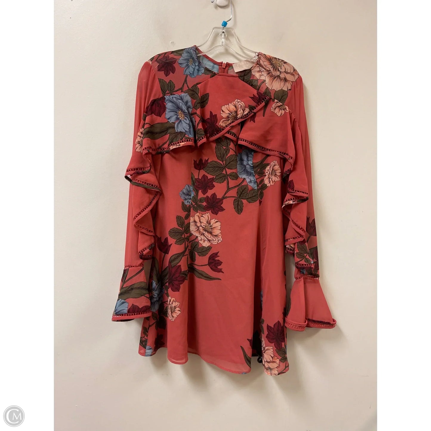 Dress Casual Midi By Cmb In Floral Print, Size: S