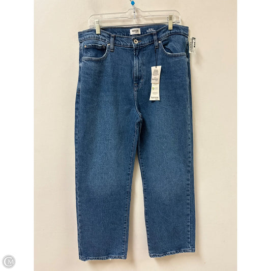 Jeans Straight By Kensie In Blue Denim, Size: 12