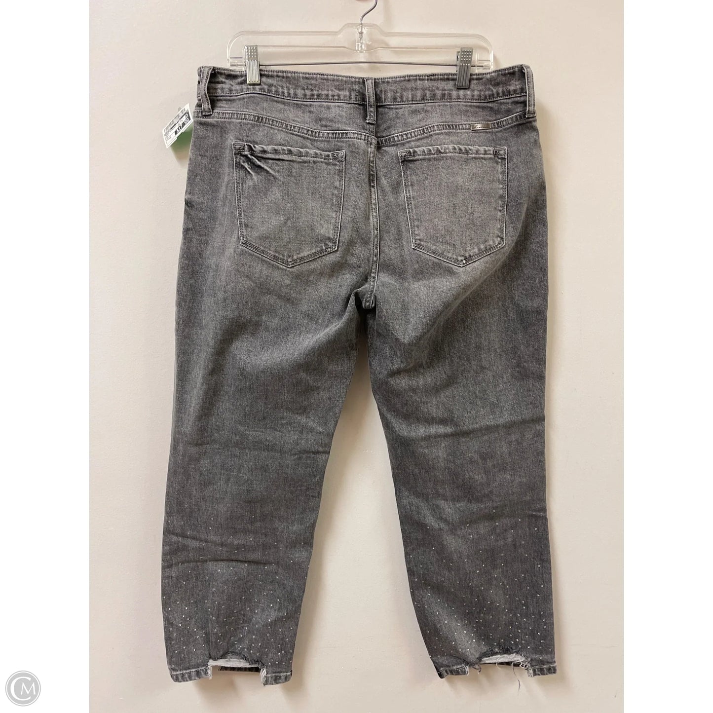 Jeans Straight By Kancan In Grey, Size: 10