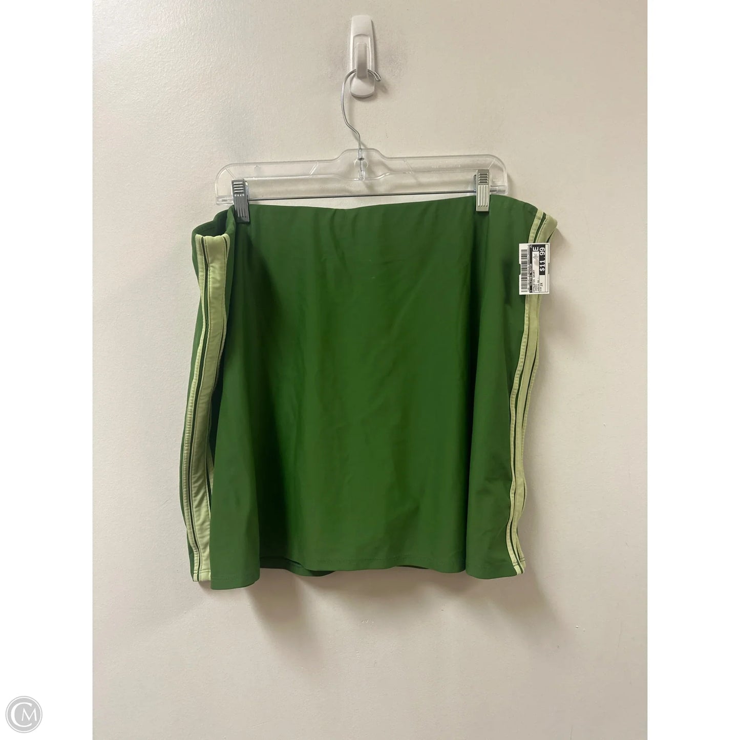 Athletic Skort By Clothes Mentor In Green, Size: 2x