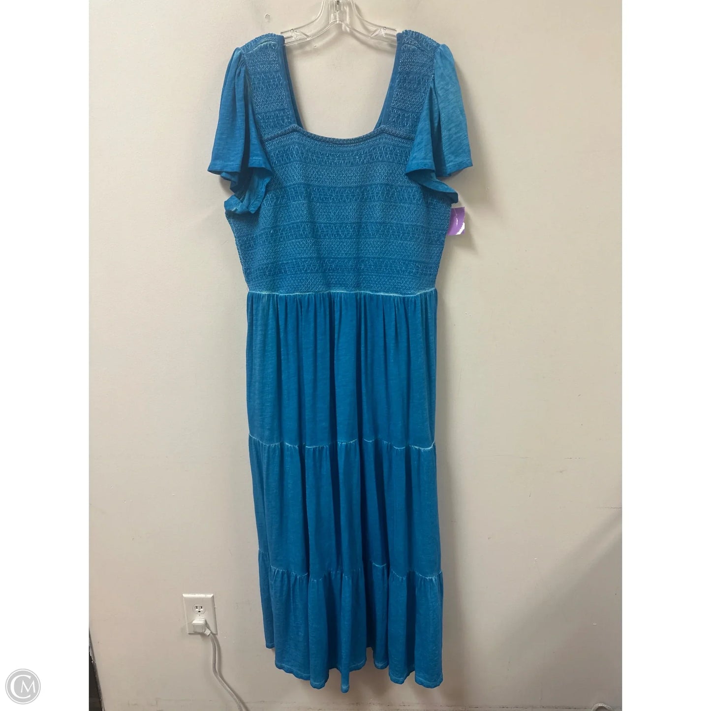 Dress Casual Maxi By Lane Bryant In Blue, Size: 3x
