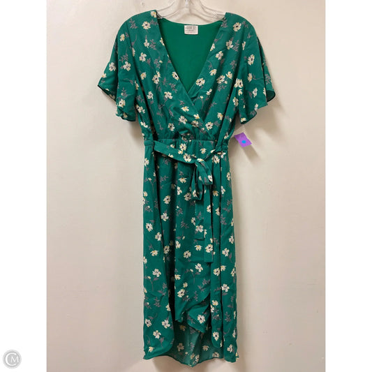 Dress Casual Midi By Sienna Sky In Green, Size: L