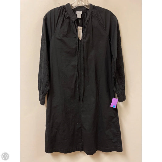 Dress Casual Midi By Chicos In Black, Size: Xs