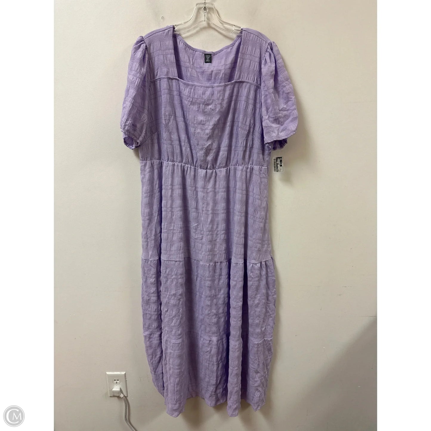 Dress Casual Maxi By Shein In Purple, Size: 3x