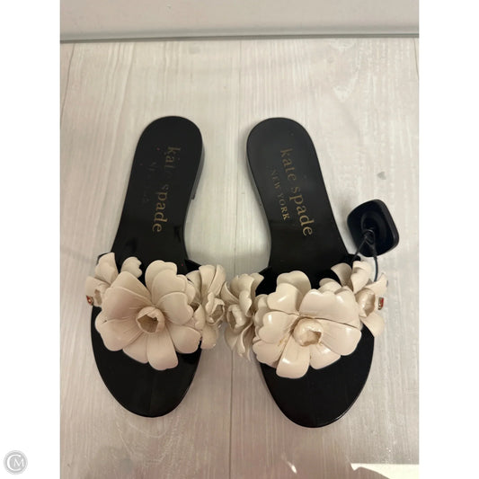 Sandals Designer By Kate Spade In Black, Size: 6