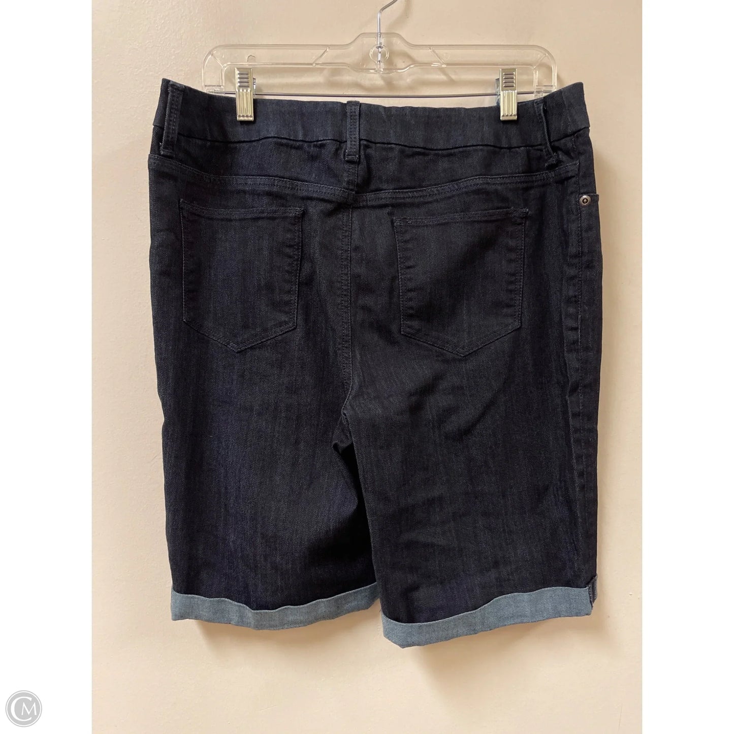 Shorts By Chicos In Blue Denim, Size: 10
