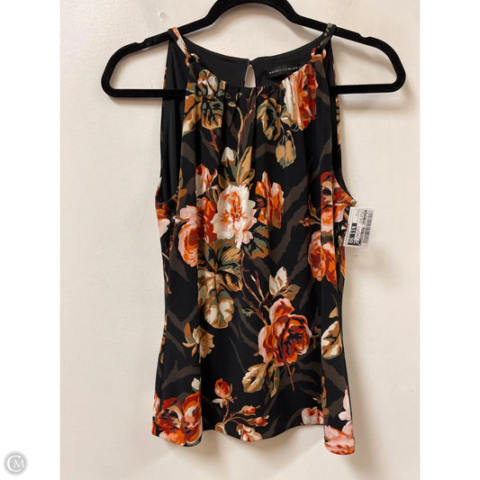 Top Sleeveless By White House Black Market In Floral Print, Size: S