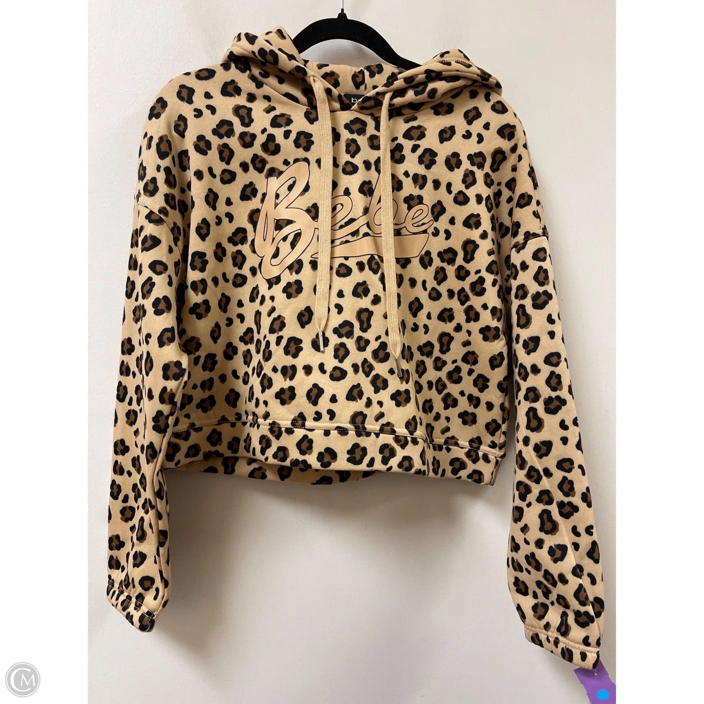 Sweatshirt Hoodie By Bebe In Animal Print, Size: M