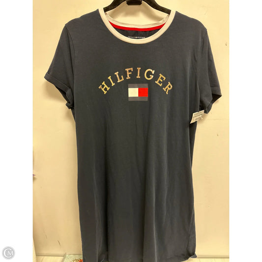 Dress Casual Midi By Tommy Hilfiger In Navy, Size: Xl