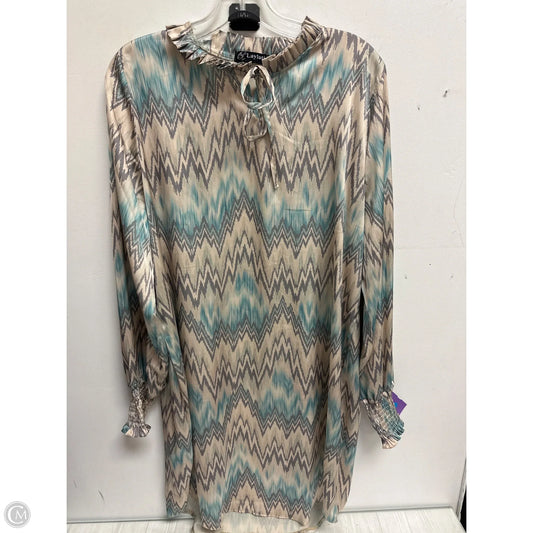 Dress Casual Midi By Clothes Mentor In Cream, Size: L