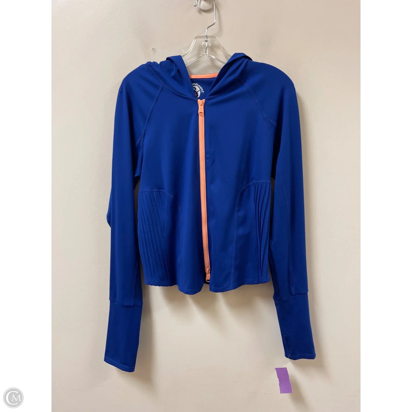 Athletic Jacket By Free People In Navy, Size: L