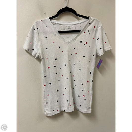 Top Short Sleeve By Tommy Hilfiger In White, Size: M