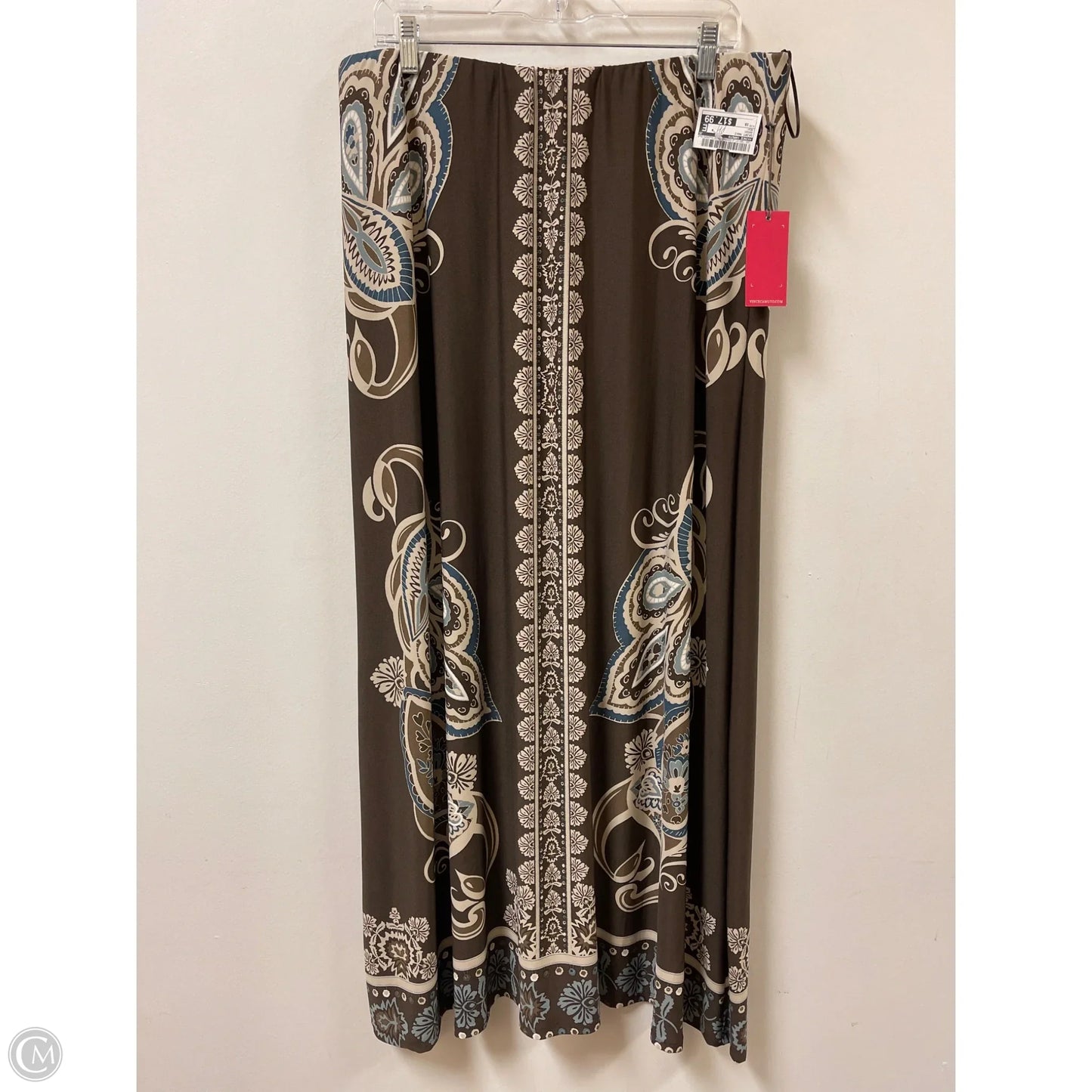 Skirt Maxi By Vince Camuto In Brown, Size: 16