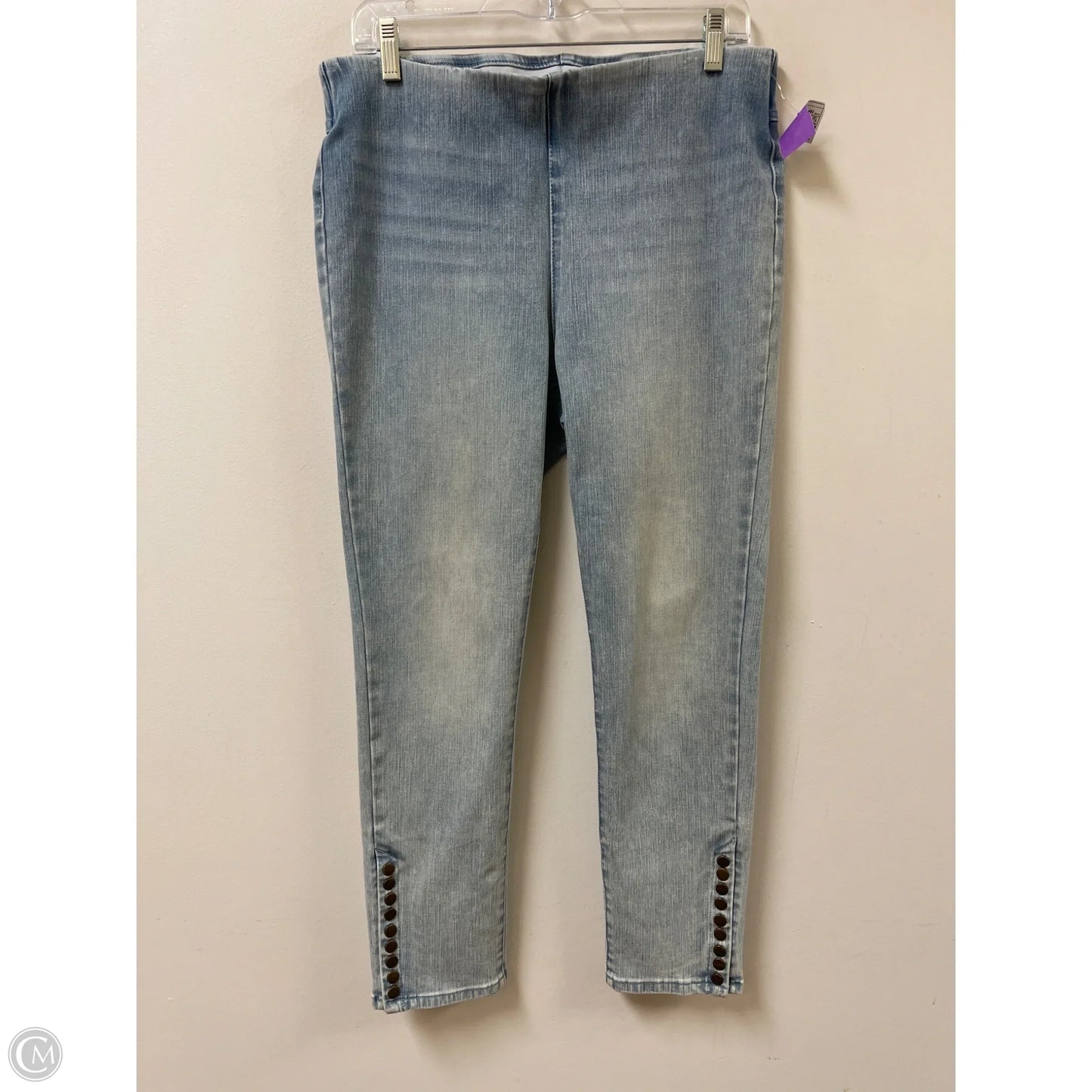 Pants Leggings By Soft Surroundings In Blue Denim, Size: 10p