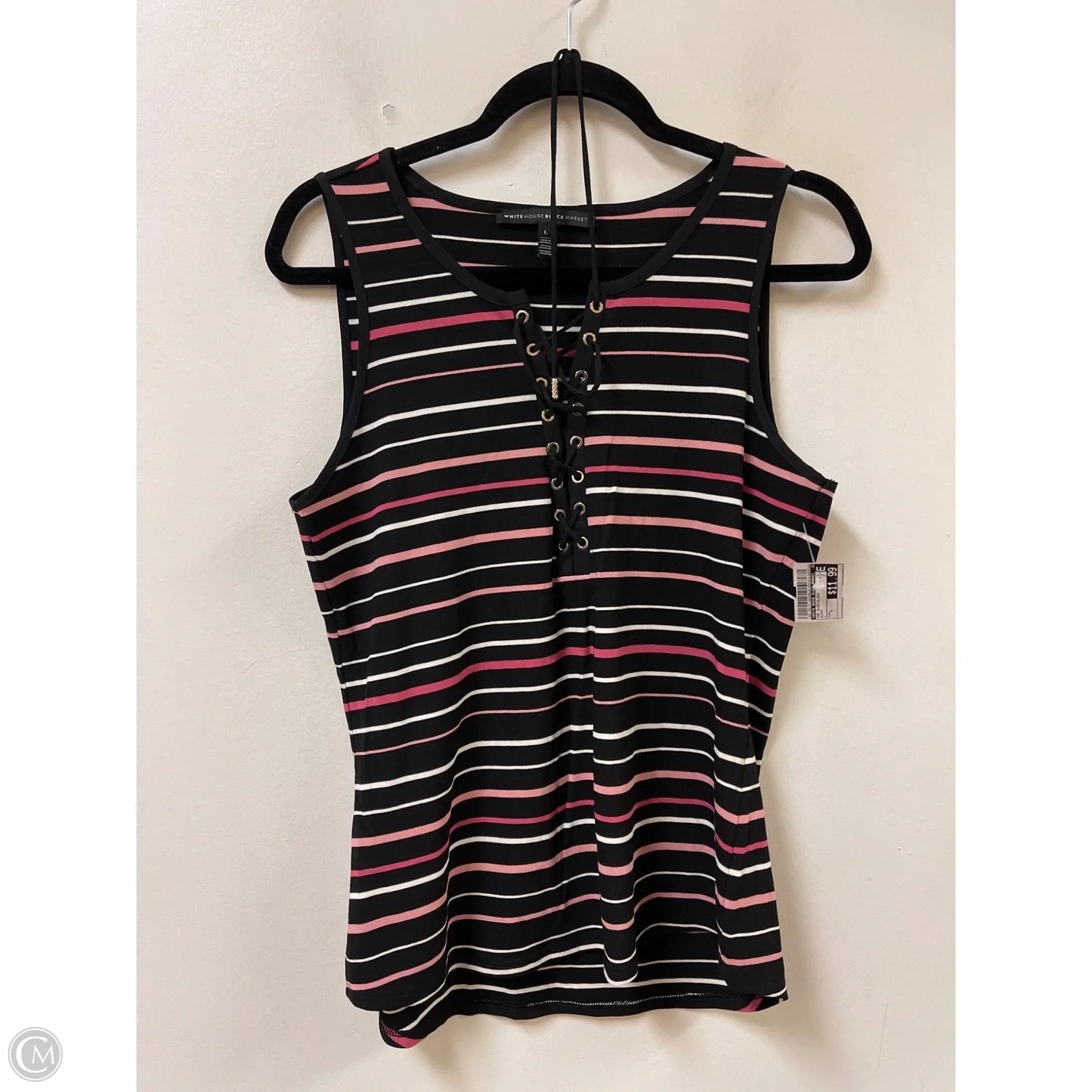 Top Sleeveless By White House Black Market In Black, Size: L
