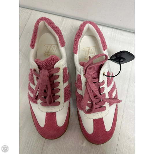 Shoes Sneakers By Cma In Pink & White, Size: 9.5