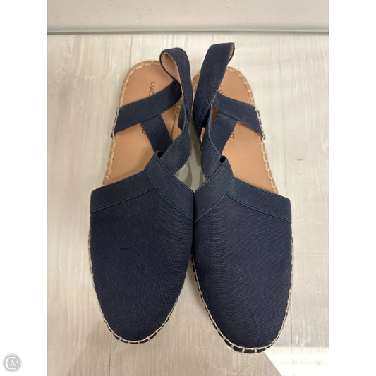 Shoes Flats By Lucky Brand In Navy, Size: 9