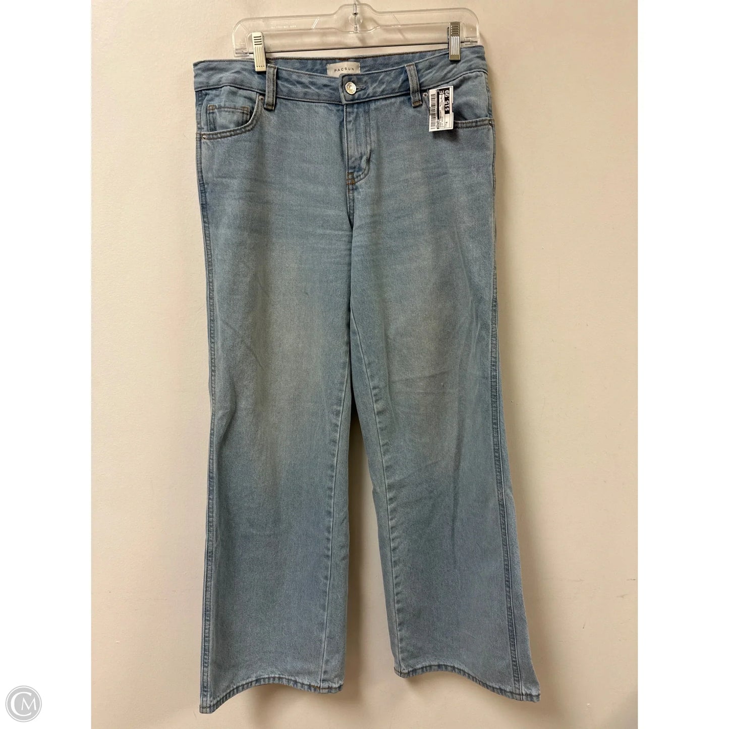 Jeans Straight By Pacsun In Blue Denim, Size: 6