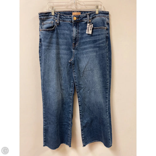 Jeans Straight By Kut In Blue Denim, Size: 14