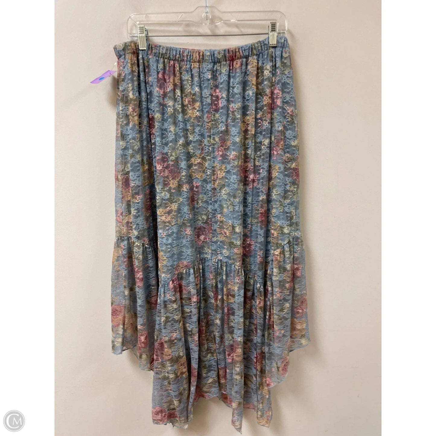 Skirt Maxi By Originality In Floral Print, Size: 16