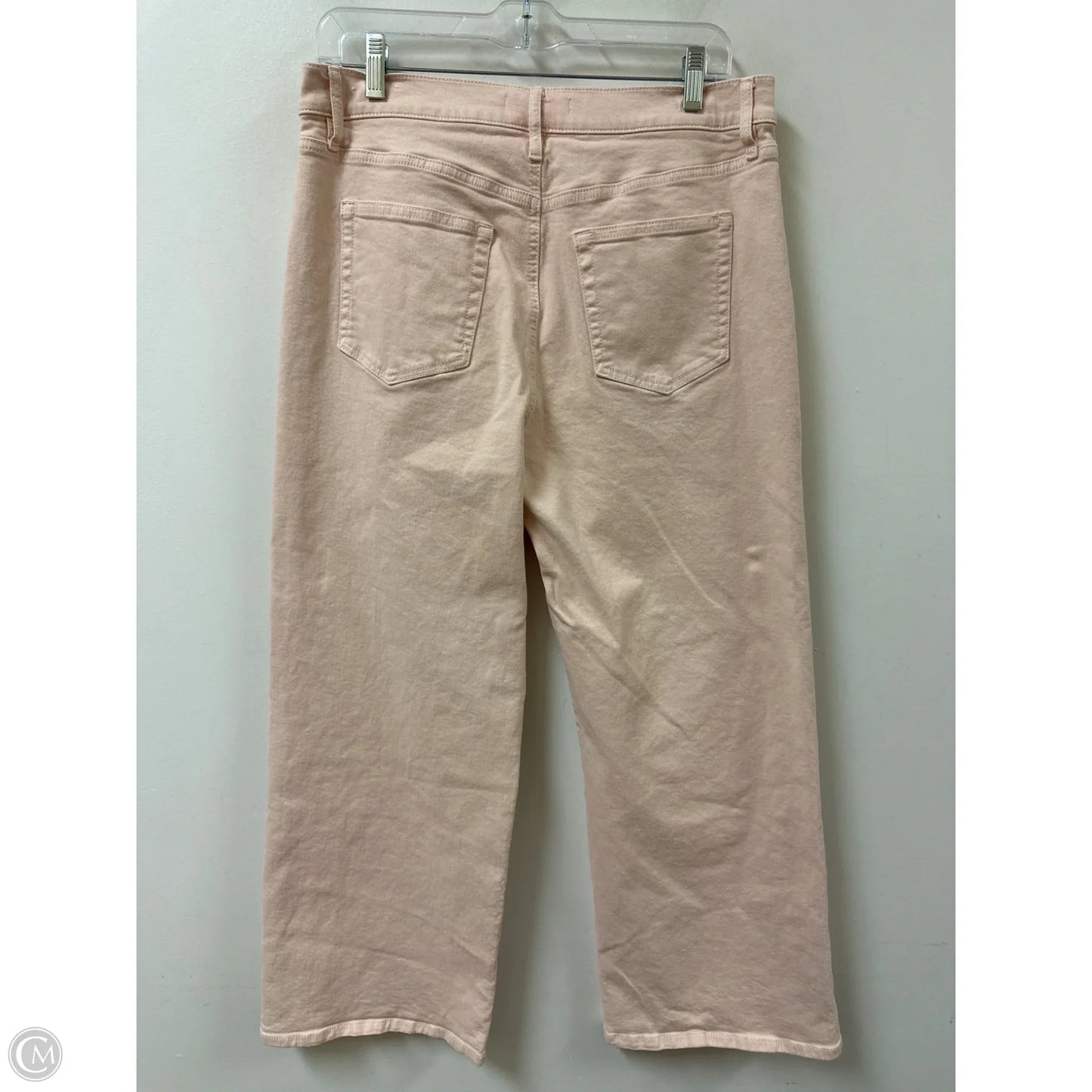Jeans Straight By Loft In Pink, Size: 10