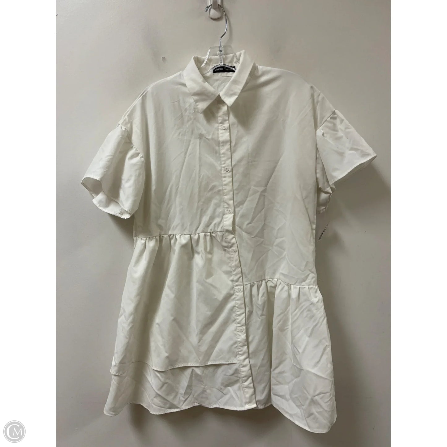Dress Casual Midi By Shein In White, Size: L