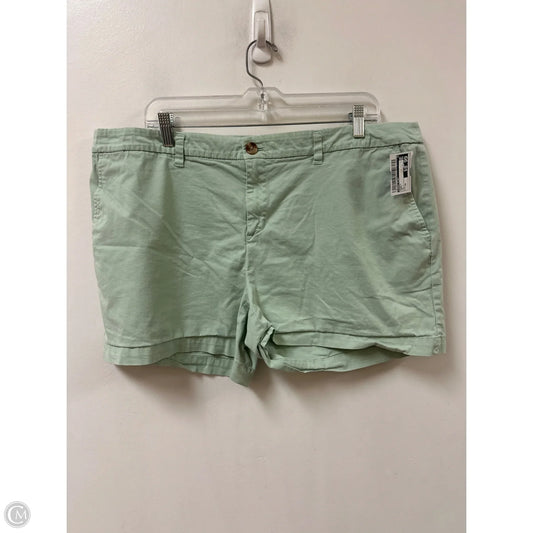 Shorts By Faded Glory In Green, Size: 18